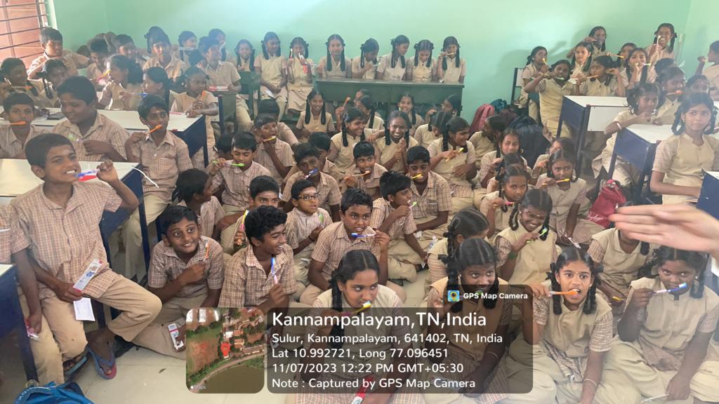 DENTAL SCREENING CAMP - KANNAMPLAYAM PRIMARY SCHOOL